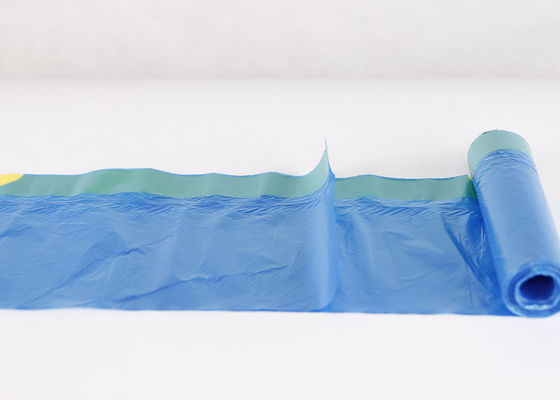 I rifiuti di plastica della radura dell'immondizia del cordone dell'HDPE insaccano il colore su misura